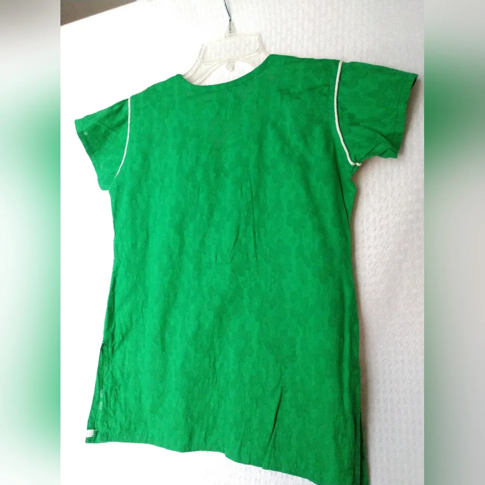 Girl's Indian Ethnic Tunic Top Green Girl's Large